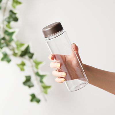 コーヒー粉再利用 クリアボトル（500ml）　Coffee Grounds Reuse Clear Bottle -500ml-