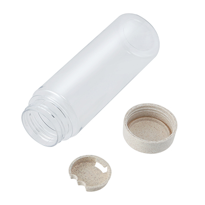 麦わら再利用 クリアボトル（500ml）　Straw Reuse Clear Bottle -500ml-