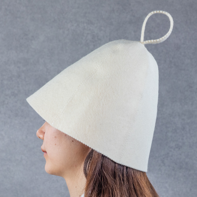ウールサウナハット　Wool Sauna Hat