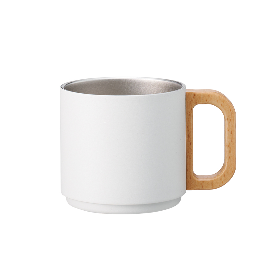 木製ハンドルサーモスタッキングマグ350ml