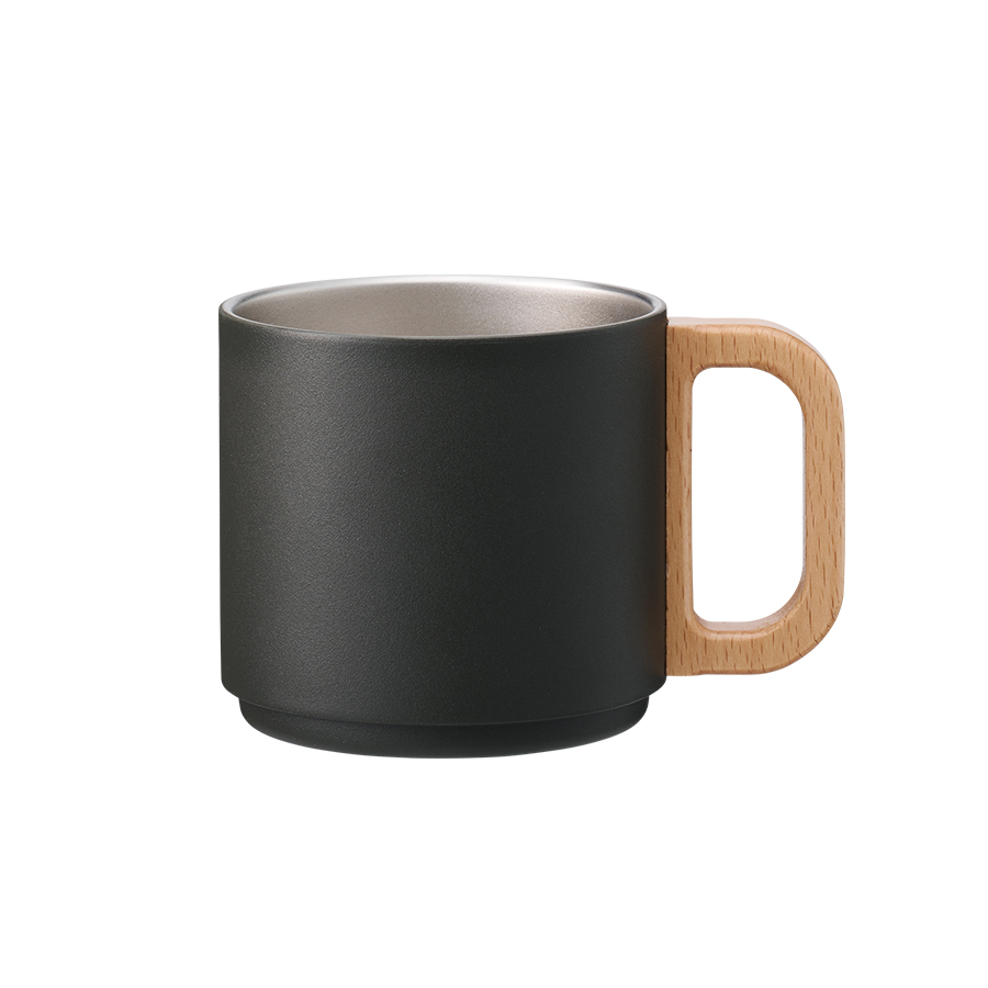 木製ハンドルサーモスタッキングマグ350ml