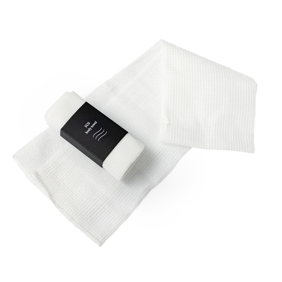 ボディタオル（ブラックシリーズ）　SUS Body Towel -Black-