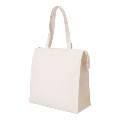 キャンバススクエア保冷トート（M）　ナチュラル