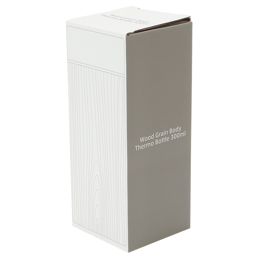 木目調ボディサーモボトル300ml
