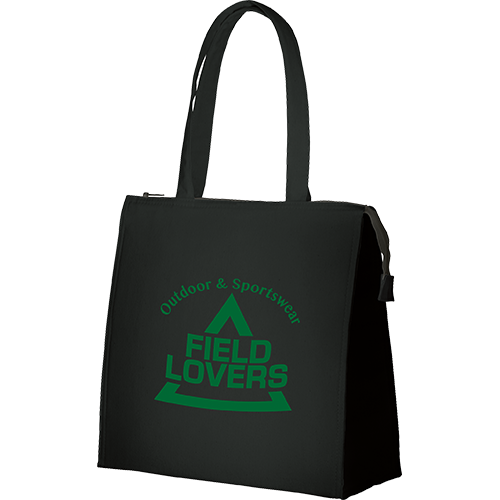 キャンバススクエア保冷トート（M）ナイトブラック