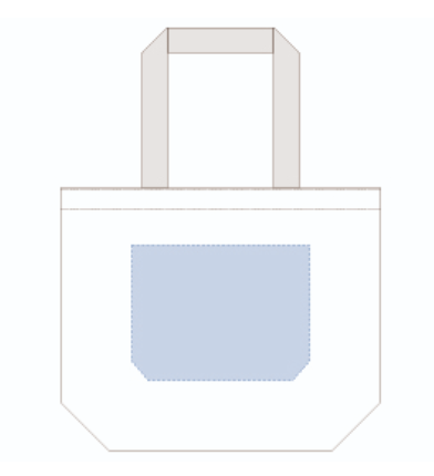 ジュートコットントート（L）　ナチュラルベージュ