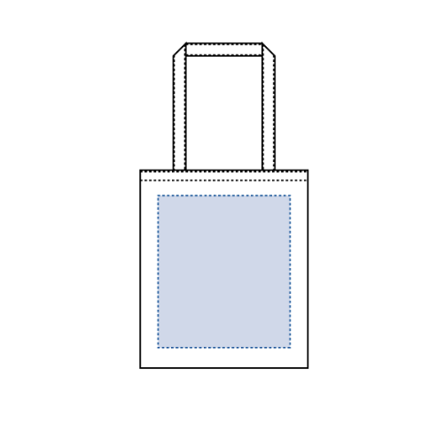 オーガニック厚手コットンフラットショルダートート