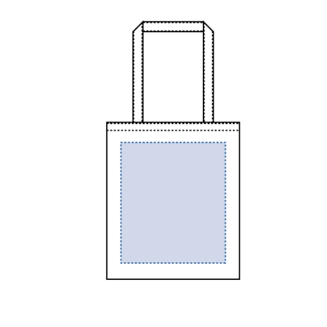 オーガニック厚手コットンフラットショルダートート　ナチュラル
