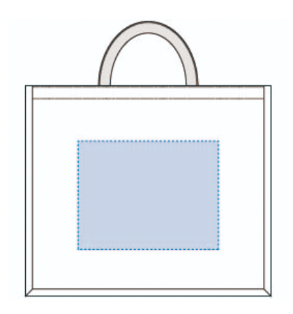 ジュートスクエアトート（L）　ナチュラルベージュ