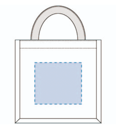 ジュートスクエアトート（S）