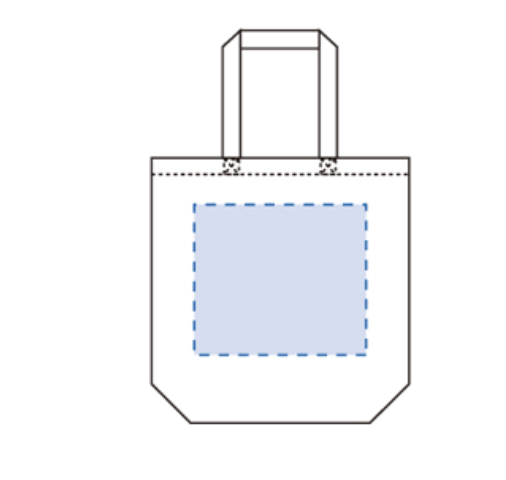 オーガニック厚手コットンバッグ（M)　ナチュラル