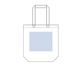 オーガニック厚手コットンバッグ（L）　ナチュラル