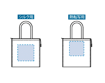 ジュートスクエア保冷トート（M）　ナチュラルホワイト