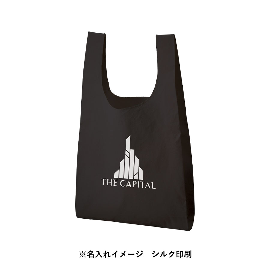 オーガニックコットンマルシェバッグ　ブラック