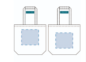 キャンバスファスナーポケットトート　ナチュラル
