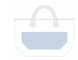 キャンバスマリントート（S）　ナチュラル