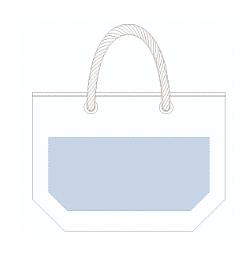 キャンバスマリントート（M）　ナチュラル