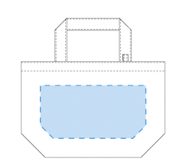 オーガニックコットンキャンバストート（S）内ポケット