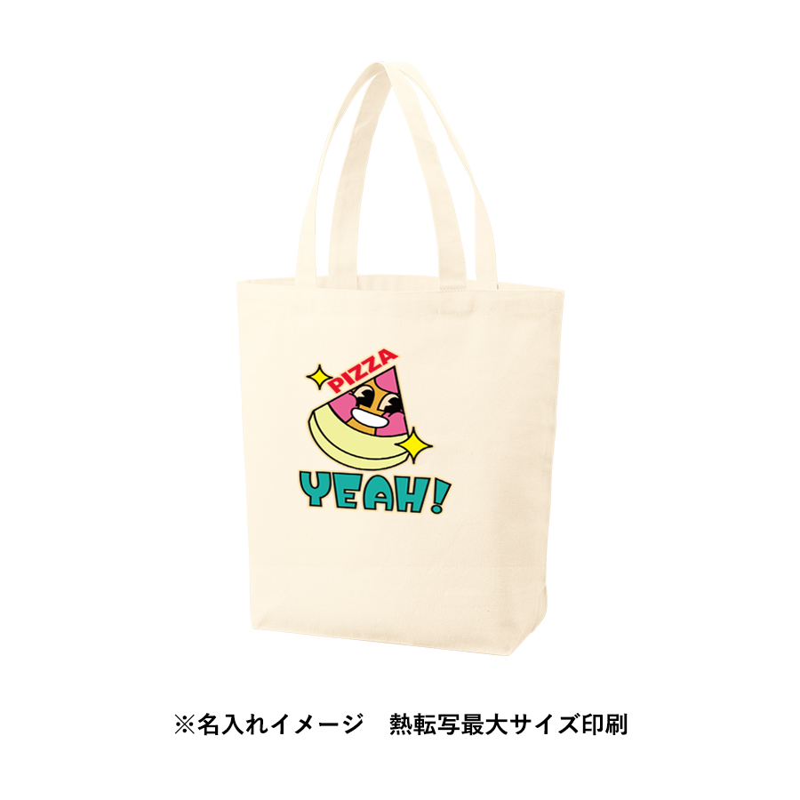 オーガニックコットンキャンバストート（ML）内ポケット　ナチュラル