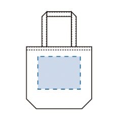 オーガニックコットンキャンバストート（ML）内ポケット　ナチュラル