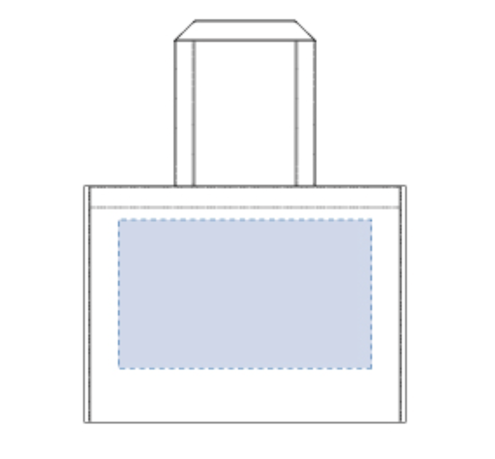 不織布スクエアトート（L）