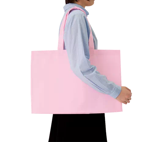 不織布イベントバッグガゼットマチ付