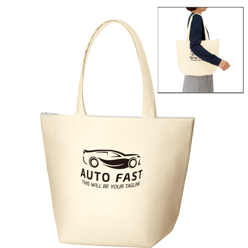 キャンバス保冷トート（M）　ナチュラル