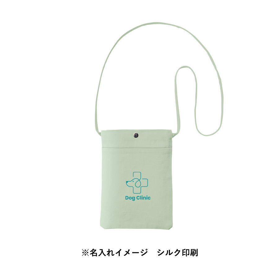 キャンバスフロントポケットサコッシュ