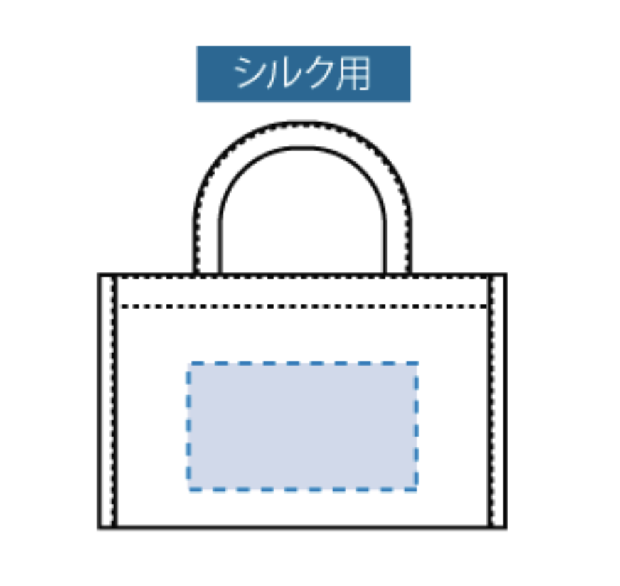 ジュートスクエアパイピングトート（M）