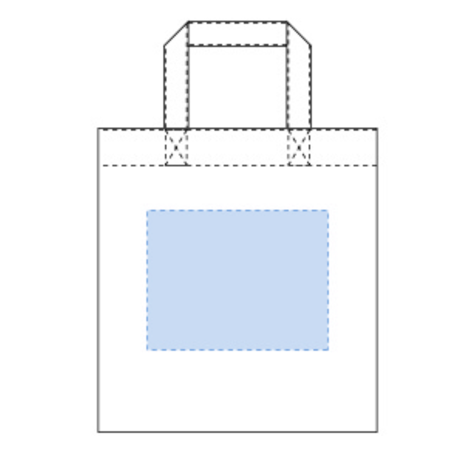 シャンブリックA4フラットトート