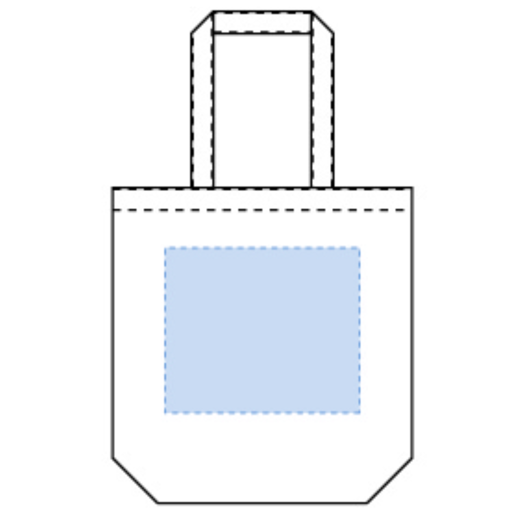 シャンブリックマチ付トート（L）