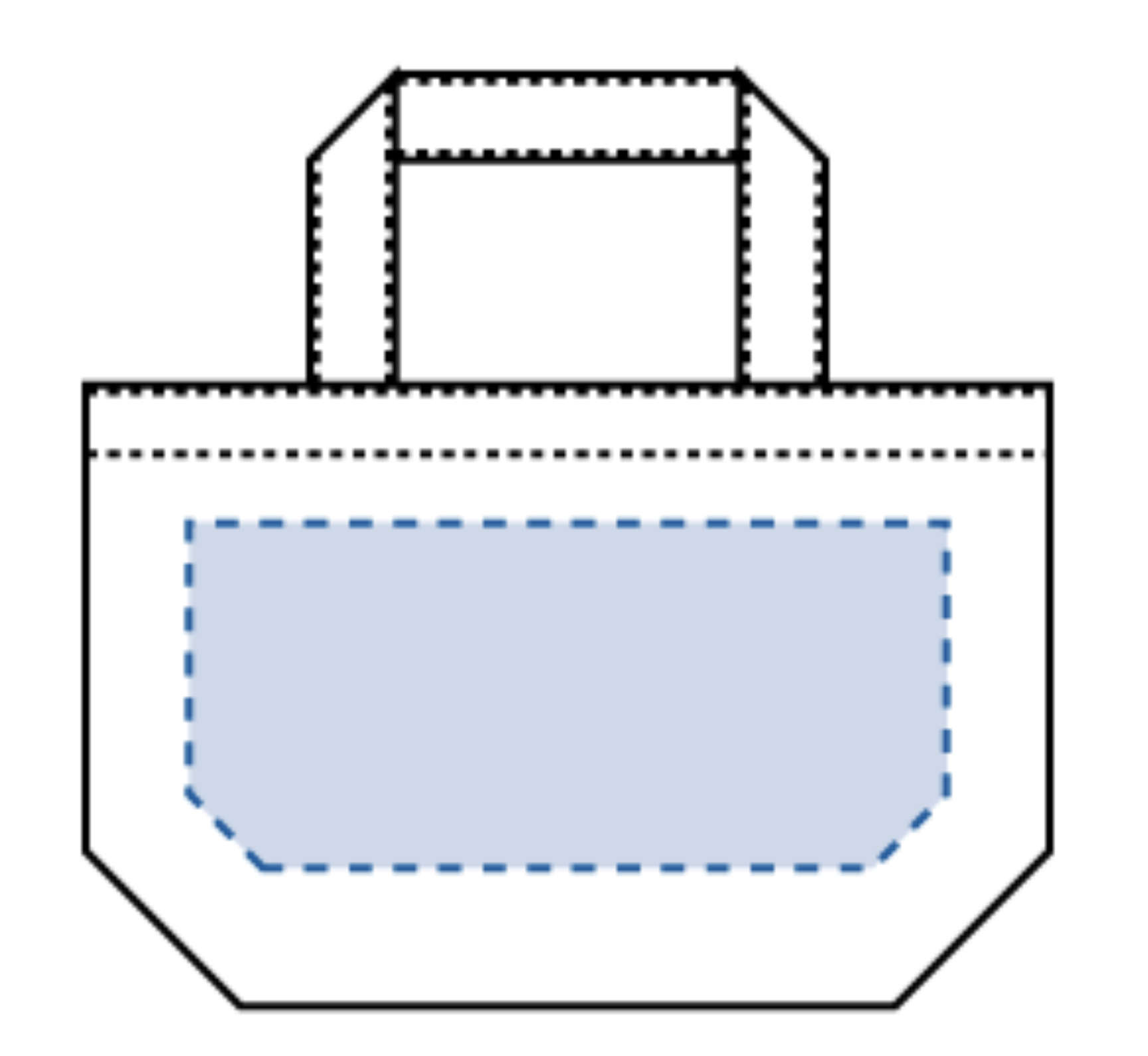 ライトウォッシュキャンバストート（S）