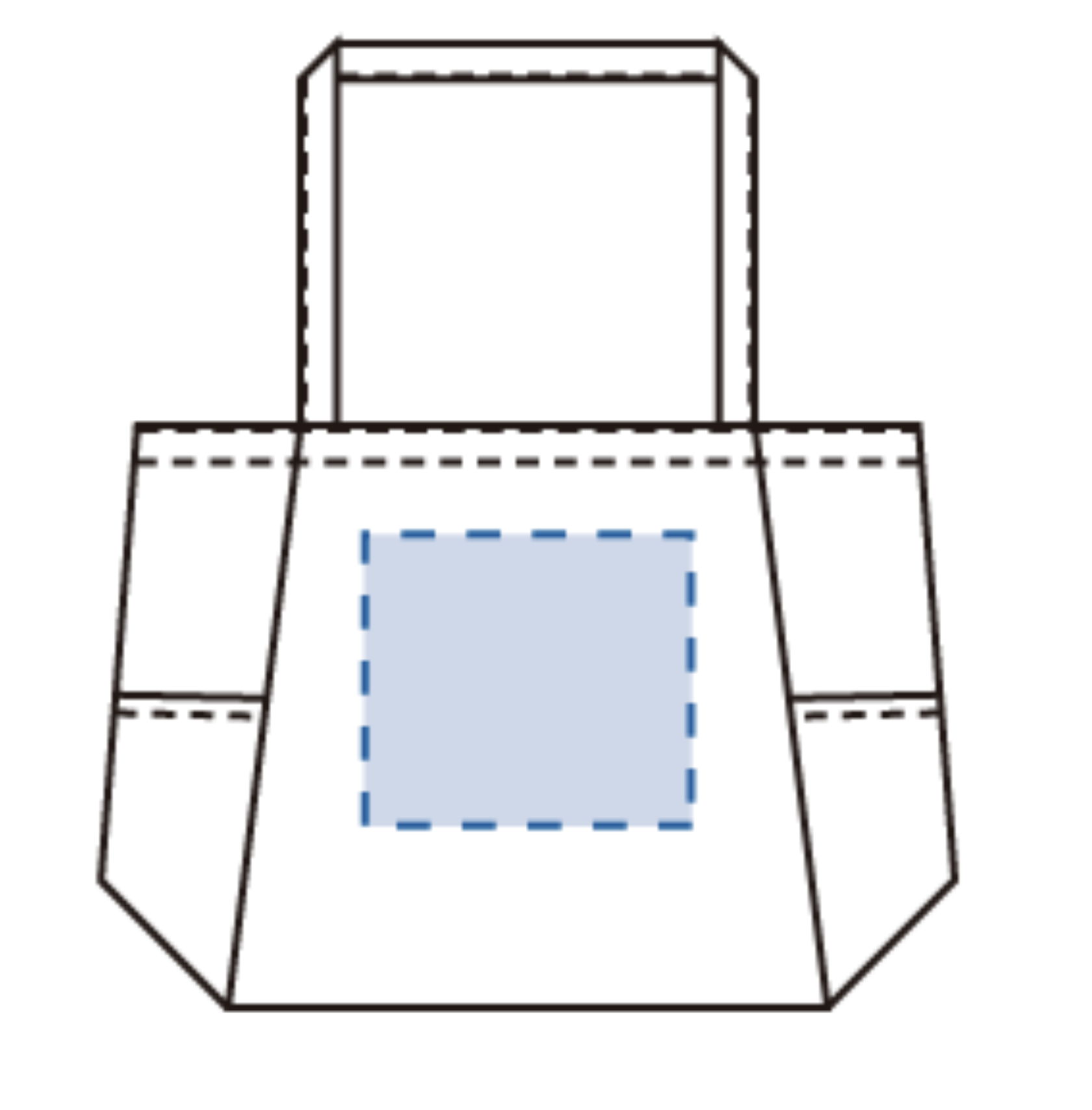 ライトウォッシュキャンバスマルチトート