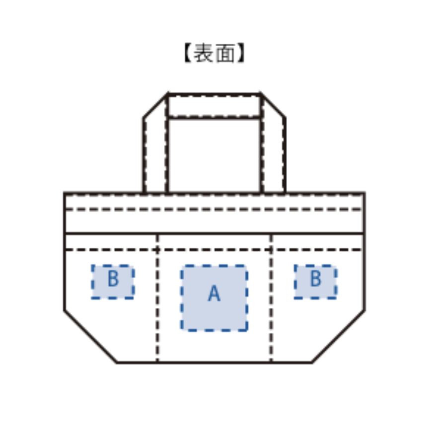 ライトウォッシュキャンバスツールトート（M）