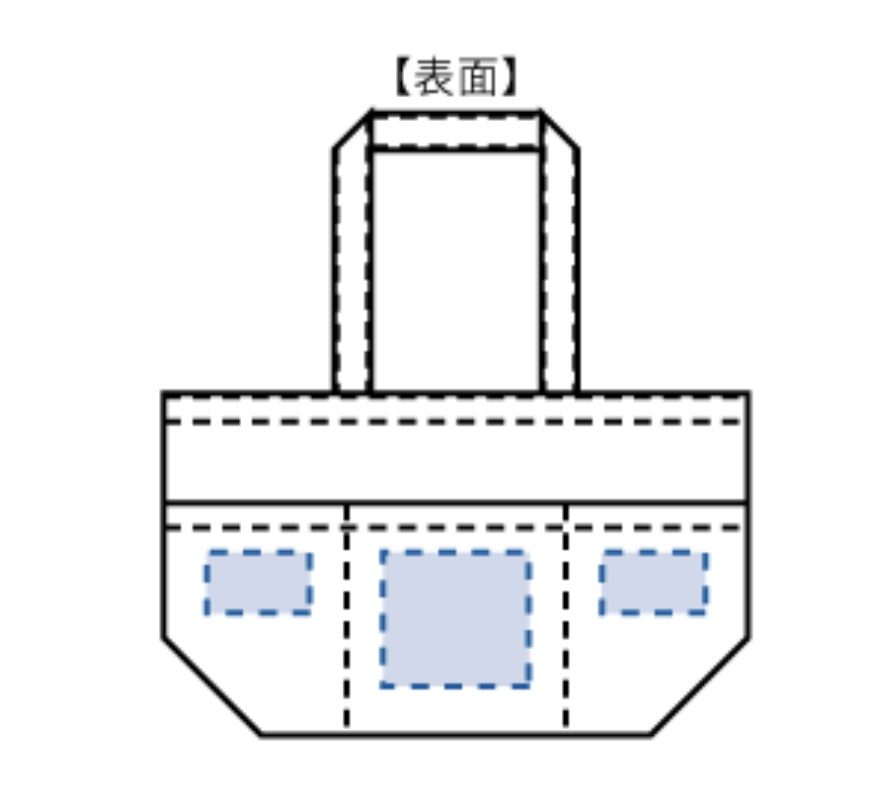 ライトウォッシュキャンバスツールトート（L）