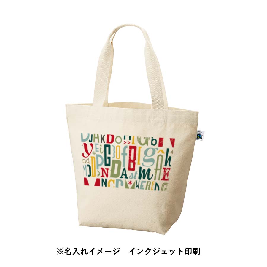 フェアトレードコットンキャンバストート（L）　ナチュラル