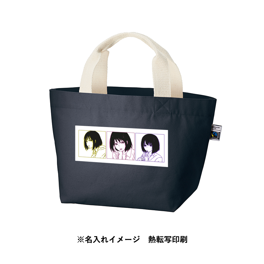 フェアトレードコットンキャンバストート（S） 内ポケット