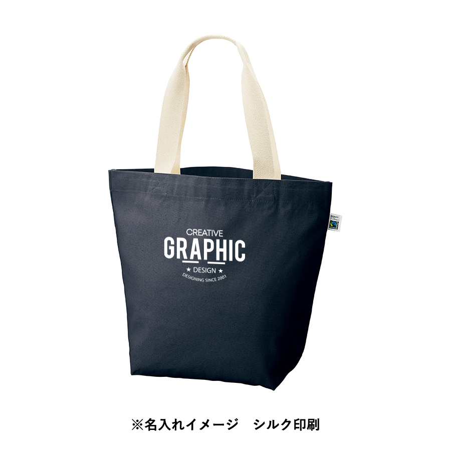 フェアトレードコットンキャンバストート（L） 内ポケット