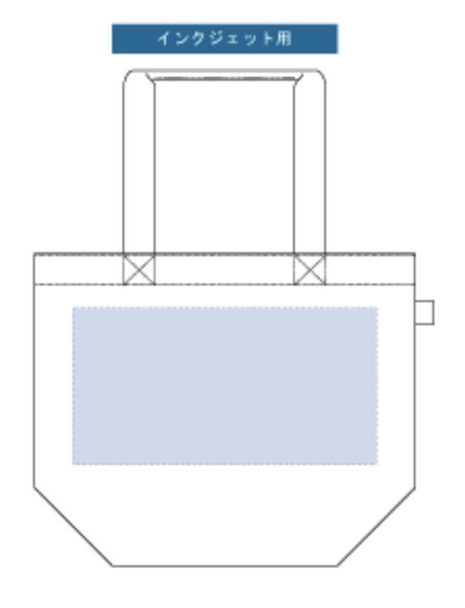 フェアトレードコットンキャンバストート（L） 内ポケット　ナチュラル
