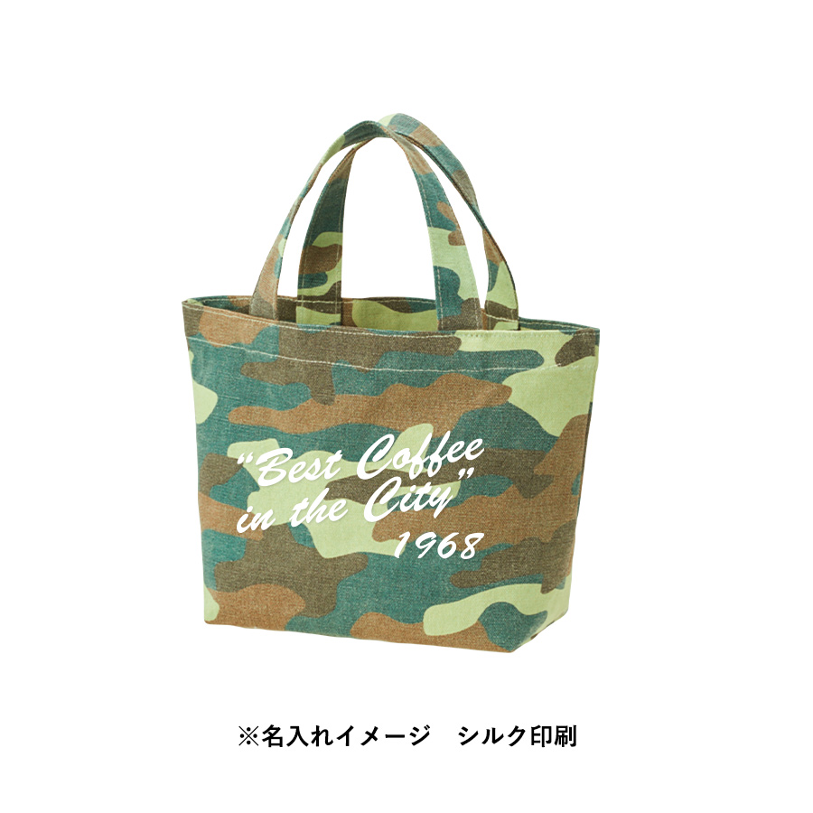 ライトウォッシュキャンバストート（S）　カモフラージュ