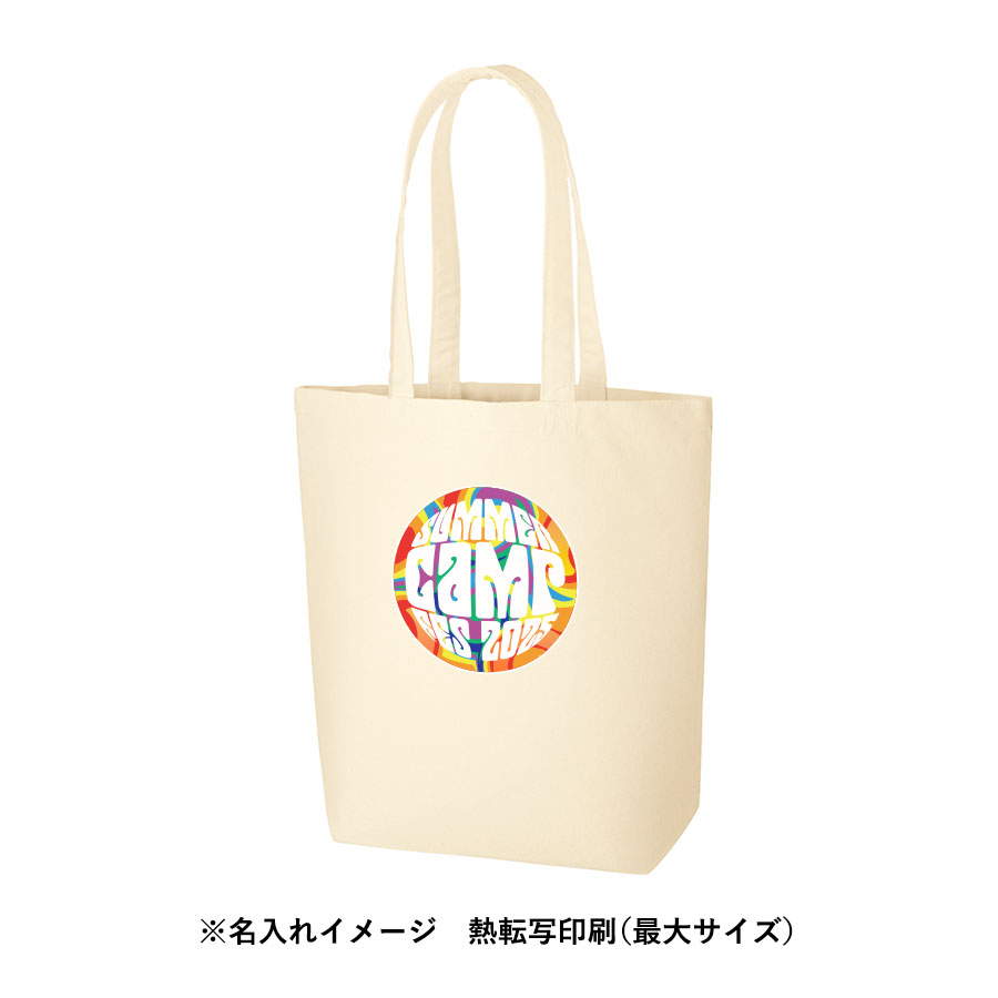 オーガニックコットンキャンバストート（M）内ポケット　ナチュラル