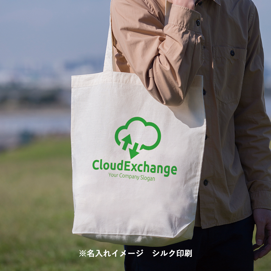 コットンバッグ（L）　ナチュラル