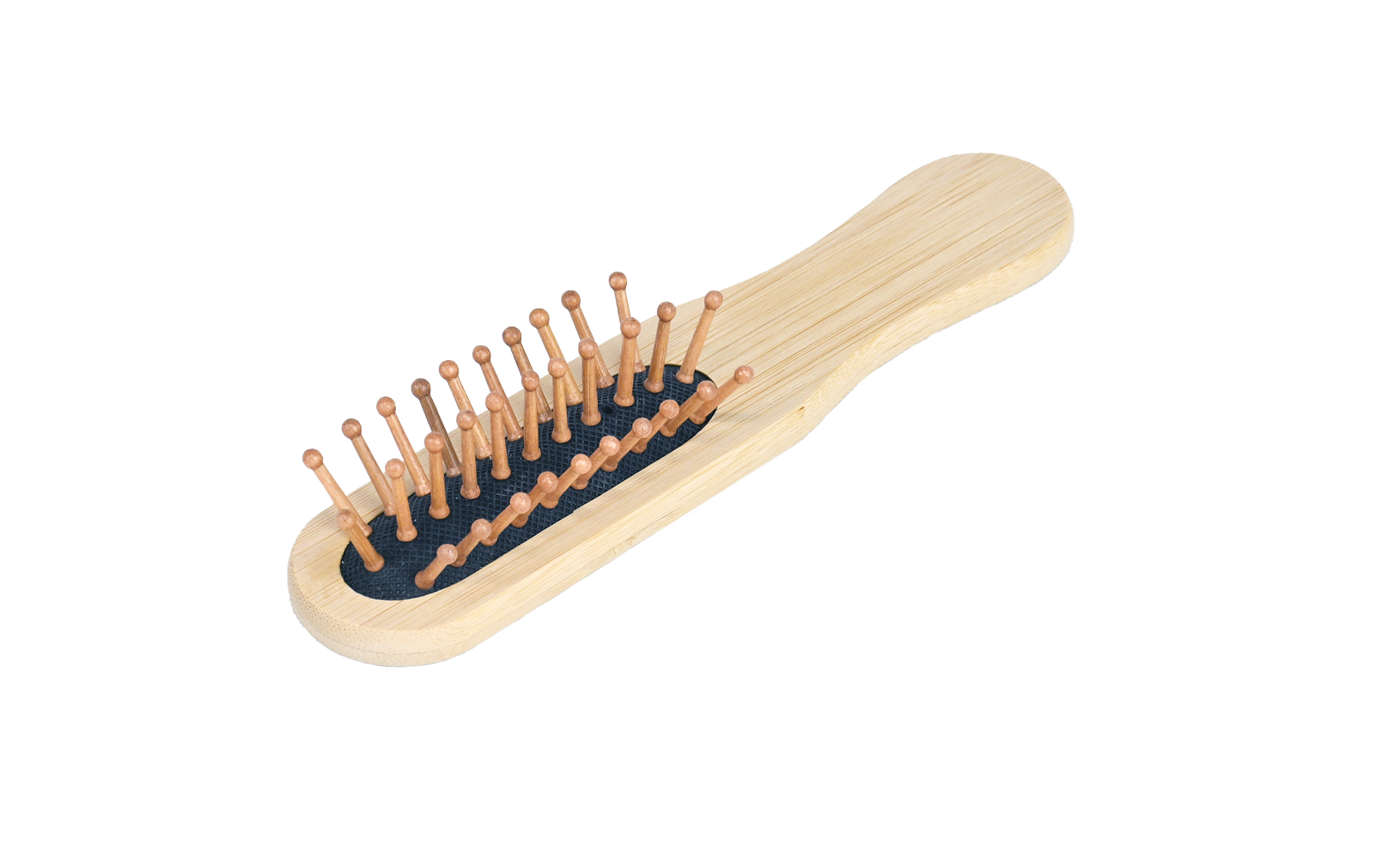 【特注】竹ヘアブラシ（袋タイプ）　SUS  Bamboo Hair Brush -Bag Type-