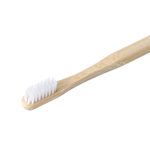 丸手竹歯ブラシ（白）- kintsugi -　SUS Round Handle Bamboo ToothBrush -white- - kintsugi -