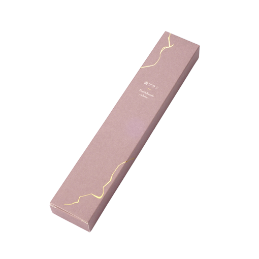 丸手竹歯ブラシ（白）- kintsugi -　SUS Round Handle Bamboo ToothBrush -white- - kintsugi -