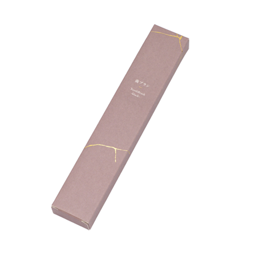 丸手竹歯ブラシ（黒）- kintsugi -　SUS Round Handle Bamboo ToothBrush -black- - kintsugi -