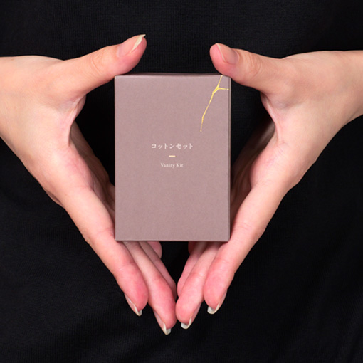 綿棒コットンセット - kintsugi -　SUS Vanity Kit - kintsugi -