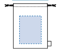 フェアトレードコットン巾着（M） ナチュラル