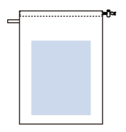 ファインライトポリ巾着（L）