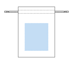 コットンリネン巾着（M）　ナチュラルベージュ